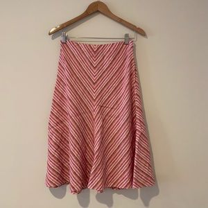 Banana Republic Linen Midi Skirt